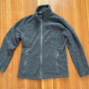 Patagonia Charcoal Heather Zip-Up Fleece
